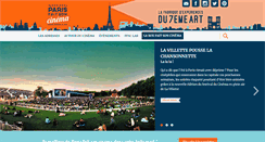Desktop Screenshot of parisfaitsoncinema.com